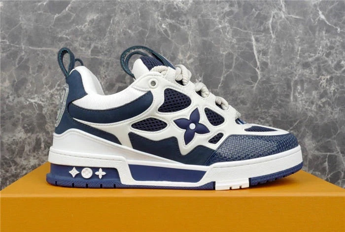 LW SKATE SNEAKER MARINE ET BLANC